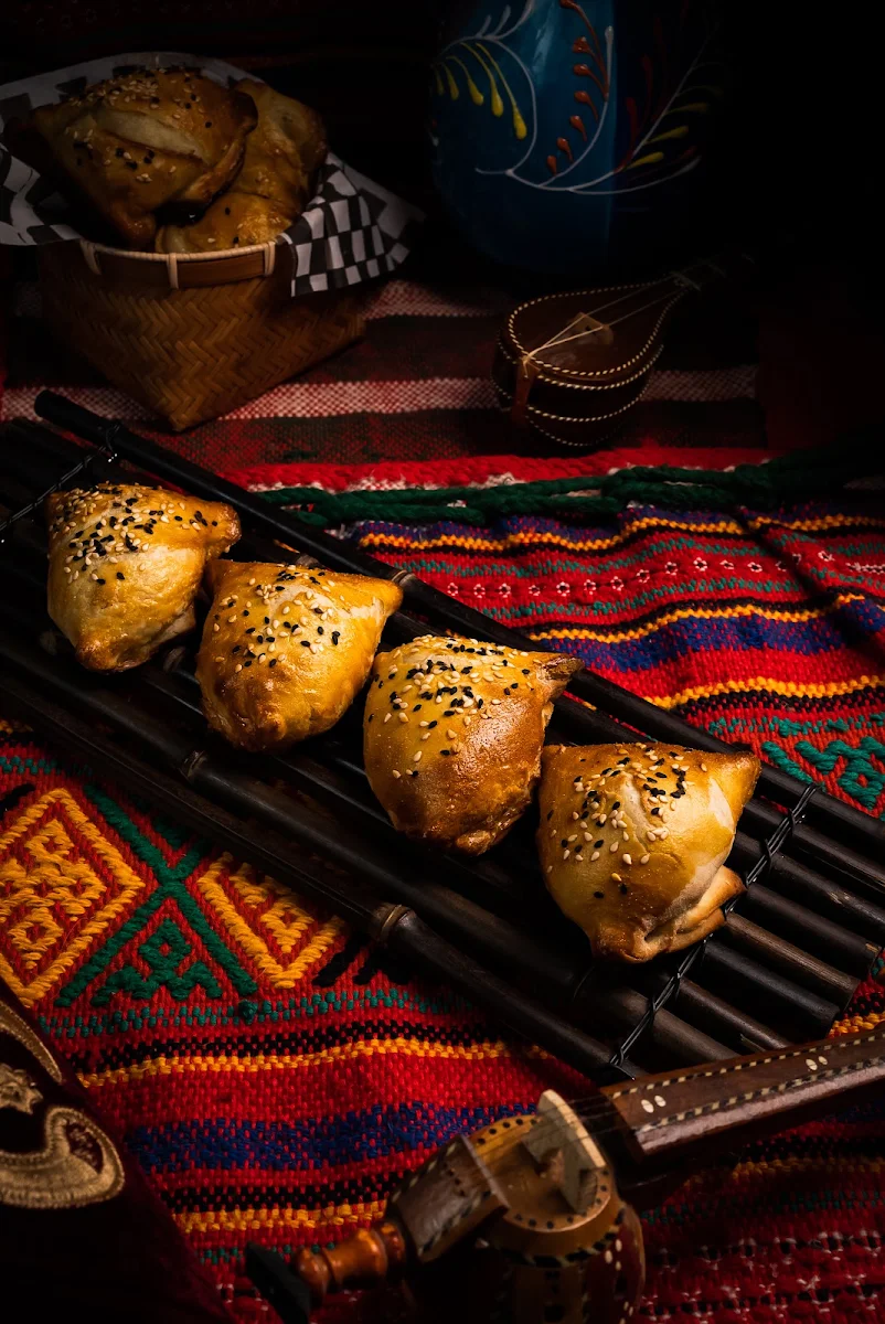 samsa 4pcs 烤包子 4个, Kroran Uyghur Cuisine
